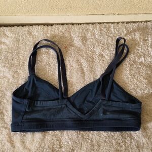 Lululemon Women's Navy Blue Bralette Size 10